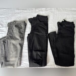 Lot of skinny jeans